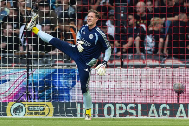 2026-08-27 UEFA Conference League: AFC Ajax v FC Sion AMSTERDAM, NETHERLANDS - AUGUST 27: Marc-Andre ter Stegen of AFC Ajax during the UEFA Conference League match between AFC Ajax and FC Sion at Johan Cruijff Arena on August 27, 2026 in Amsterdam, Netherlands. Amsterdam Johan Cruijff Arena Netherlands Content not available for redistribution in The Netherlands directly or indirectly through any third parties. Copyright: xMarcelxvanxPlateringenx