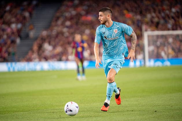 ESP LaLiga EA Sports FC Barcelona vs. Athletic Bilbao: Peio Canales of Athletic during the LaLiga EA Sports match between FC Barcelona and Athletic Bilbao, played at Spotify Camp Nou Stadium in Barcelona on August 27, 2026, in Spain. Spanish Soccer Copyright: xAgenciaxLOFx
