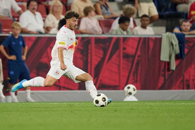 Salzburg, Austria, August 27, 2026, 2026–2027 UEFA Europa League Playoffs, Second Leg: FC Red Bull Salzburg vs. Mjällby AIF. Pictured: Umut Tohumcu, RB Red Bull Arena Copyright: xFotostandx xWassmuthx