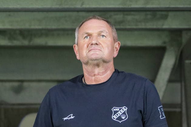 HNK Rijeka v Midtjylland - UEFA Conference League 2026 27 Play Off Round Second Leg RIJEKA, CROATIA - AUGUST 27: Head coach of HNK Rijeka Matjaz Kek looks on during the UEFA Conference League 2026 27 Play Off Round Second Leg match between HNK Rijeka and FC Midtjylland at Stadion HNK Rijeka on August 27, 2026 in Rijeka, Croatia.  GoranxKovacic PIXSELL