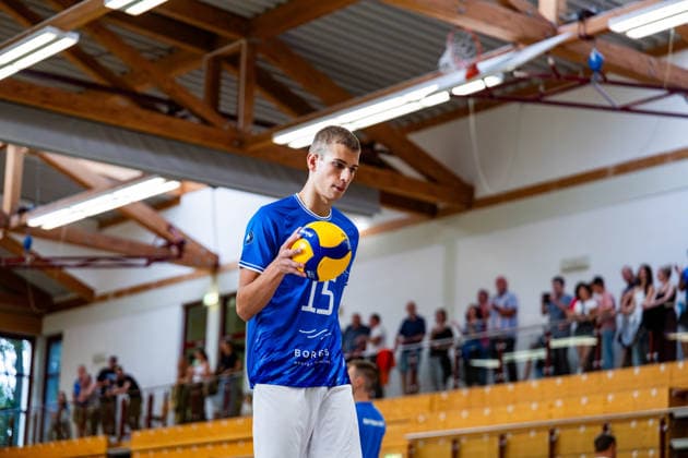 August 27, 2026, GER, Volleyball, Men, Season 26–27, 2 South 1, Exhibition Match, Blue Volleys Gotha vs. Cerebricks Volley Goats Mitteldeutschland, Hannes Krausse, Blue Volleys Gotha, 4 99867 Gotha, Ernesti Sports Complex, Thuringia, Germany