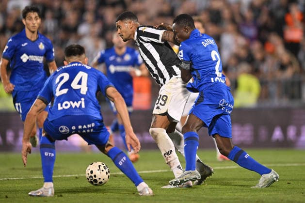 PARTIZAN vs GETAFE MARINHO DOS SANTOS JEFERSON JEH Marinjo Dos Santos Zeferson Dzeh football Partizan vs Gefafe UEFA Conference League qualifications match at Partizan stadium, Belgrade 27.08.2026 Foto: FOOTBALL, UEFA CONFERENCE LEAGUE QUALIFICATIONS, PARTIZAN, GETAFE Belgrade Partizan stadium Serbia Copyright: xMarkoxMetlas xMNxPressx