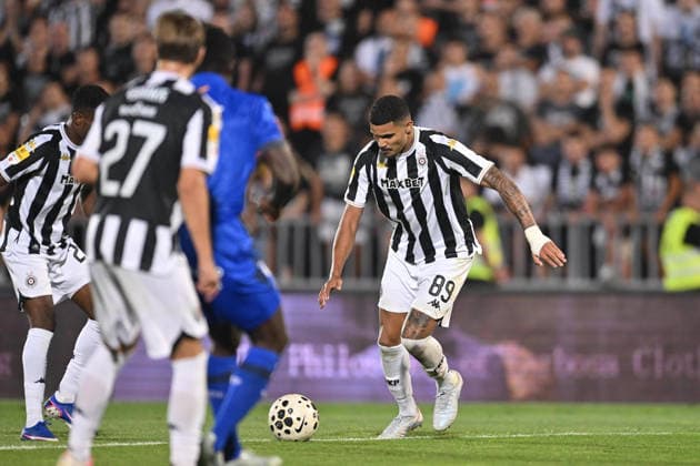 PARTIZAN vs GETAFE MARINHO DOS SANTOS JEFERSON JEH Marinjo Dos Santos Zeferson Dzeh football Partizan vs Gefafe UEFA Conference League qualifications match at Partizan stadium, Belgrade 27.08.2026 Foto: FOOTBALL, UEFA CONFERENCE LEAGUE QUALIFICATIONS, PARTIZAN, GETAFE Belgrade Partizan stadium Serbia Copyright: xMarkoxMetlas xMNxPressx