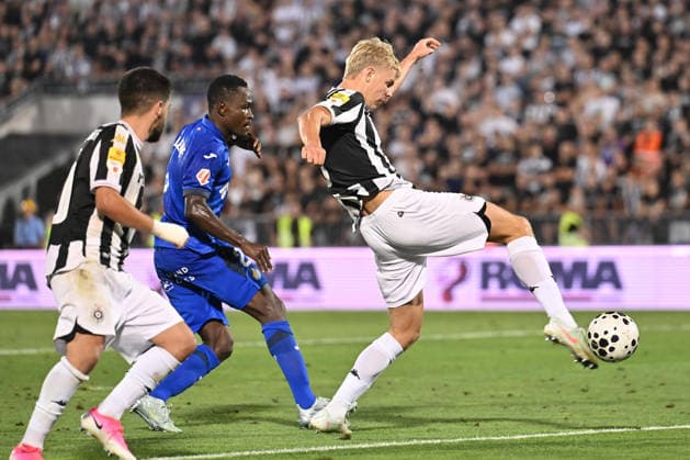 PARTIZAN vs GETAFE ERIK KOJZEK football Partizan vs Gefafe UEFA Conference League qualifications match at Partizan stadium, Belgrade 27.08.2026 Foto: FOOTBALL, UEFA CONFERENCE LEAGUE QUALIFICATIONS, PARTIZAN, GETAFE Belgrade Partizan stadium Serbia Copyright: xMarkoxMetlas xMNxPressx