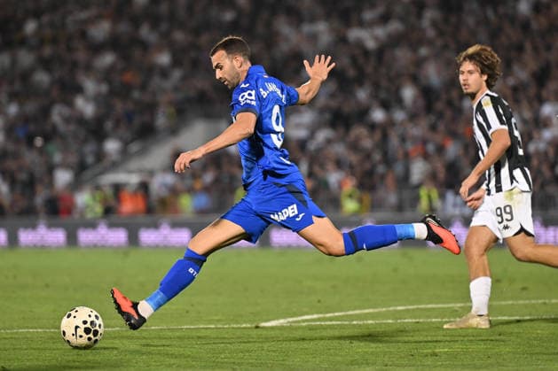 PARTIZAN vs GETAFE BORJA MAYORAL football Partizan vs Gefafe UEFA Conference League qualifications match at Partizan stadium, Belgrade 27.08.2026 Foto: FOOTBALL, UEFA CONFERENCE LEAGUE QUALIFICATIONS, PARTIZAN, GETAFE Belgrade Partizan stadium Serbia Copyright: xMarkoxMetlas xMNxPressx