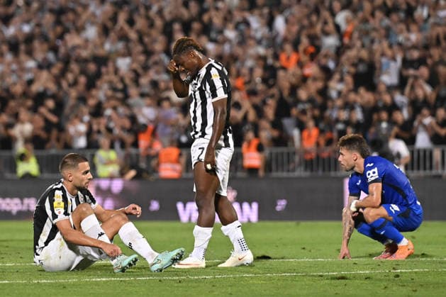 PARTIZAN vs GETAFE STEFAN MILIC and CHAKA TRAORE Caka Traore football Partizan vs Gefafe UEFA Conference League qualifications match at Partizan stadium, Belgrade 27.08.2026 Foto: FOOTBALL, UEFA CONFERENCE LEAGUE QUALIFICATIONS, PARTIZAN, GETAFE Belgrade Partizan stadium Serbia Copyright: xMarkoxMetlas xMNxPressx