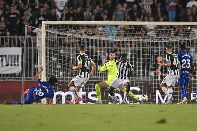 PARTIZAN vs GETAFE ENES UNAL vs MILOS KRUNIC goalie football Partizan vs Gefafe UEFA Conference League qualifications match at Partizan stadium, Belgrade 27.08.2026 Foto: FOOTBALL, UEFA CONFERENCE LEAGUE QUALIFICATIONS, PARTIZAN, GETAFE Belgrade Partizan stadium Serbia Copyright: xMarkoxMetlas xMNxPressx