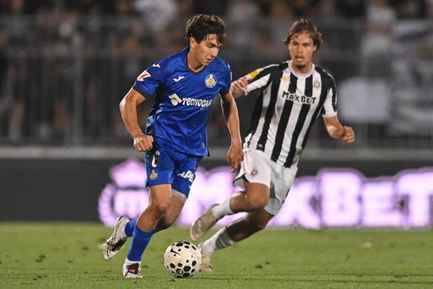 PARTIZAN vs GETAFE MARIO MARTIN football Partizan vs Gefafe UEFA Conference League qualifications match at Partizan stadium, Belgrade 27.08.2026 Foto: FOOTBALL, UEFA CONFERENCE LEAGUE QUALIFICATIONS, PARTIZAN, GETAFE Belgrade Partizan stadium Serbia Copyright: xMarkoxMetlas xMNxPressx