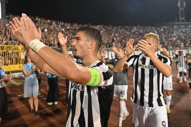 PARTIZAN vs GETAFE NIKOLA SIMIC football Partizan vs Gefafe UEFA Conference League qualifications match at Partizan stadium, Belgrade 27.08.2026 Foto: FOOTBALL, UEFA CONFERENCE LEAGUE QUALIFICATIONS, PARTIZAN, GETAFE Belgrade Partizan stadium Serbia Copyright: xMarkoxMetlas xMNxPressx