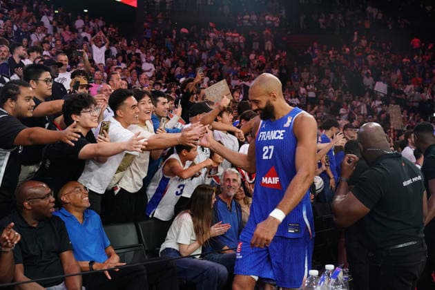 BASKET : France vs SlovÃ nie - Eliminatoires de la Coupe du Monde FIBA 2027 - 27 08 2026 Rudy Gobert Equipe de France Premiere journÃ e de la deuxieme phase des Ã liminatoires de la Coupe du Monde FIBA 2027.  Copyright: xx
