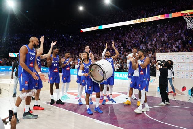 BASKET : France vs SlovÃ nie - Eliminatoires de la Coupe du Monde FIBA 2027 - 27 08 2026 Matthew Srazel Equipe de France France SlovÃ nie Basket Premiere journÃ e de la deuxieme phase des Ã liminatoires de la Coupe du Monde FIBA 2027.  Copyright: xx