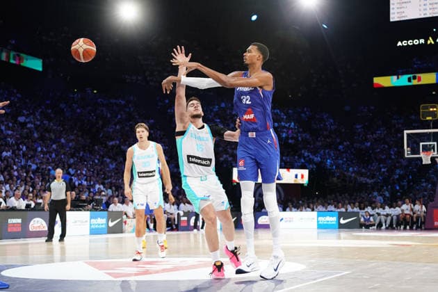 BASKET : France vs SlovÃ nie - Eliminatoires de la Coupe du Monde FIBA 2027 - 27 08 2026 Victor Wembanyama Equipe de France France SlovÃ nie Basket Premiere journÃ e de la deuxieme phase des Ã liminatoires de la Coupe du Monde FIBA 2027.  Copyright: xx