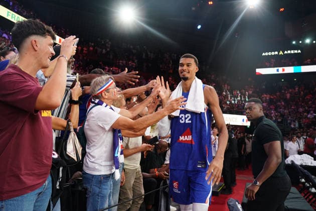 BASKET : France vs SlovÃ nie - Eliminatoires de la Coupe du Monde FIBA 2027 - 27 08 2026 Victor Wembanyama Equipe de France France SlovÃ nie Basket Premiere journÃ e de la deuxieme phase des Ã liminatoires de la Coupe du Monde FIBA 2027.  Copyright: xx