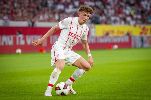 Germany UEFA Conference League Qualifiers: SC Freiburg vs. FC Motherwell, Playoffs 2026–2027, Europa-Park Stadium, Freiburg; Philipp Treu, SC Freiburg, 29 on the ball Copyright: xJOERANxSTEINSIEKx