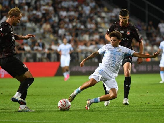 Rijeka, Croatia, 270826. Rujevica Stadium. Samuele Vignato at the return match of the UEFA Conference League play-off, Rijeka - Midtjylland. Foto: Damir Skomrlj CROPIX Hrvatska Copyright: xxDamirxSkomrljx xCROPIXx rijeka_midtjylland12-270826