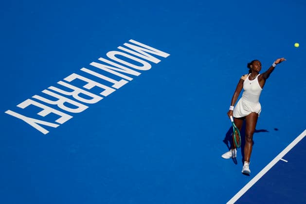 August 27, 2026, Monterrey, Nuevo Leon, Mexico: Alycia Parks (USA) in action against Ann Li (USA) during the GNP Seguros WTA, Tennis Damen 500 Open at Club Sonoma in Monterrey, Nuevo Leon. Li won 2:6, 3:6. Monterrey Mexico - ZUMAo125 20260827_zip_o125_010 Copyright: xAntonioxOjedax