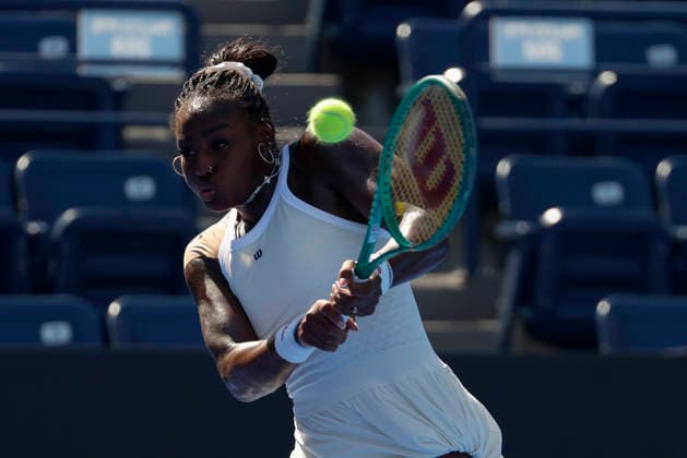August 27, 2026, Monterrey, Nuevo Leon, Mexico: Alycia Parks (USA) in action against Ann Li (USA) during the GNP Seguros WTA, Tennis Damen 500 Open at Club Sonoma in Monterrey, Nuevo Leon. Li won 2:6, 3:6. Tenis 2026: WTA 500 Monterrey: Parks Vs Li  - ZUMAo125 20260827_zip_o125_004 Copyright: xAntonioxOjedax