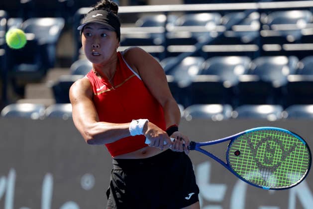 August 27, 2026, Monterrey, Nuevo Leon, Mexico: Ann Li (USA) in action against Alycia Parks (USA) during the GNP Seguros WTA, Tennis Damen 500 Open at Club Sonoma in Monterrey, Nuevo Leon. Li won 2:6, 3:6. Tenis 2026: WTA 500 Monterrey: Parks Vs Li  - ZUMAo125 20260827_zip_o125_007 Copyright: xAntonioxOjedax