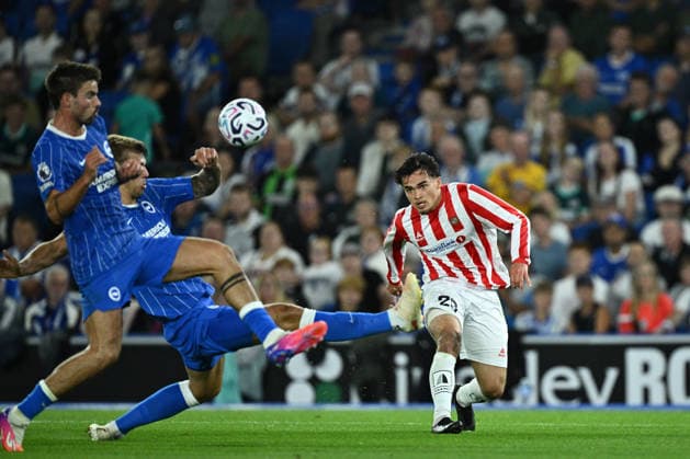 Alexander Warneryd of Tromso IL UEFA Conference League Play-off Second Leg match: Brighton & Hove Albion and Tromso IL at BRIGHTON, ENGLAND - AUGUST 27, 2026 Copyright: xSebastianxFrejx