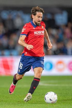 ESP RC Celta vs. CA Osasuna LaLiga EA Sports Ante Budimir in action during the LaLiga EA Sports match between RC Celta and CA Osasuna on August 27, 2026, played at ABANCA Balaidos Stadium, Spain Copyright: xLuisxLorenzox
