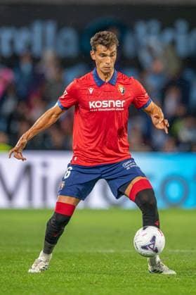 ESP RC Celta vs. CA Osasuna LaLiga EA Sports Jon Moncayola in action during the LaLiga EA Sports match between RC Celta and CA Osasuna on August 27, 2026, played at ABANCA Balaidos Stadium, Spain Copyright: xLuisxLorenzox