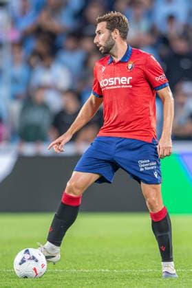 ESP RC Celta vs. CA Osasuna LaLiga EA Sports Jon Moncayola in action during the LaLiga EA Sports match between RC Celta and CA Osasuna on August 27, 2026, played at ABANCA Balaidos Stadium, Spain Copyright: xLuisxLorenzox