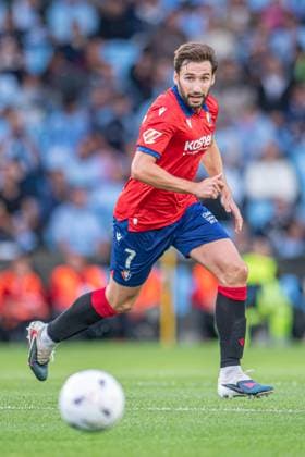 ESP RC Celta vs. CA Osasuna LaLiga EA Sports Jon Moncayola in action during the LaLiga EA Sports match between RC Celta and CA Osasuna on August 27, 2026, played at ABANCA Balaidos Stadium, Spain Copyright: xLuisxLorenzox