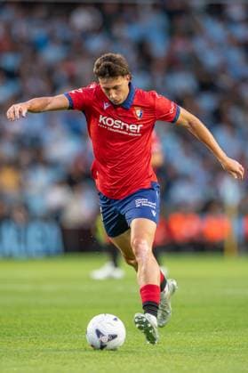 ESP RC Celta vs. CA Osasuna LaLiga EA Sports Abel Bretones in action during the LaLiga EA Sports match between RC Celta and CA Osasuna on August 27, 2026, played at ABANCA Balaidos Stadium, Spain Copyright: xLuisxLorenzox