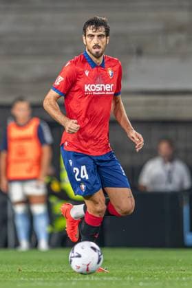 ESP RC Celta vs. CA Osasuna LaLiga EA Sports Alejandro Catena in action during the LaLiga EA Sports match between RC Celta and CA Osasuna on August 27, 2026, played at ABANCA Balaidos Stadium, Spain Copyright: xLuisxLorenzox