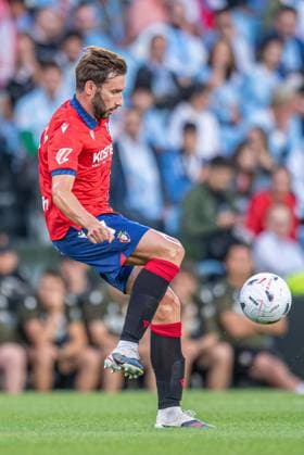 ESP RC Celta vs. CA Osasuna LaLiga EA Sports Jon Moncayola in action during the LaLiga EA Sports match between RC Celta and CA Osasuna on August 27, 2026, played at ABANCA Balaidos Stadium, Spain Copyright: xLuisxLorenzox