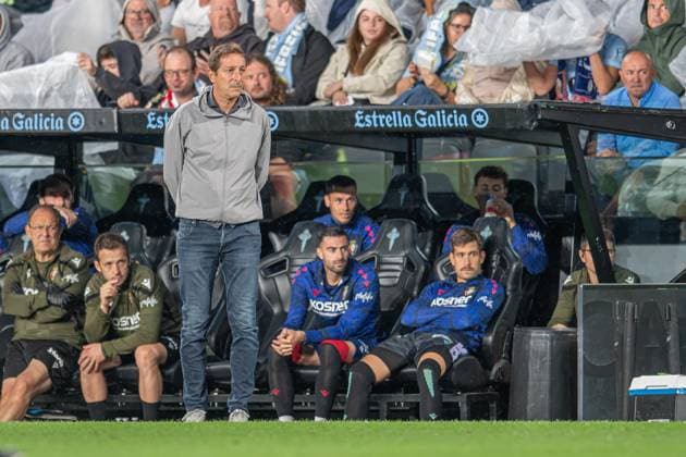 ESP RC Celta vs. CA Osasuna LaLiga EA Sports Luis Miguel Ramis, coach of CA Osasuna, during the LaLiga EA Sports match between RC Celta and CA Osasuna on August 27, 2026, played at ABANCA Balaidos Stadium, Spain Copyright: xLuisxLorenzox