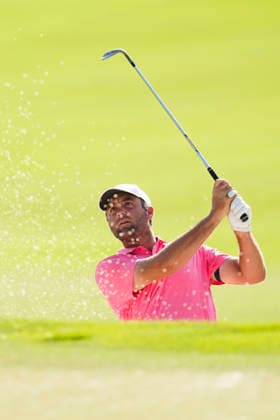August 27, 2026, Atlanta, Georgia, USA: Scottie Scheffler (USA) hits a bunker shot at the 18th green during the first round at East Lake Golf Club. PGA, Golf Herren Tour TOUR Championship  - ZUMAd212 20260827_zsp_d212_049 Copyright: xRichardxDolex