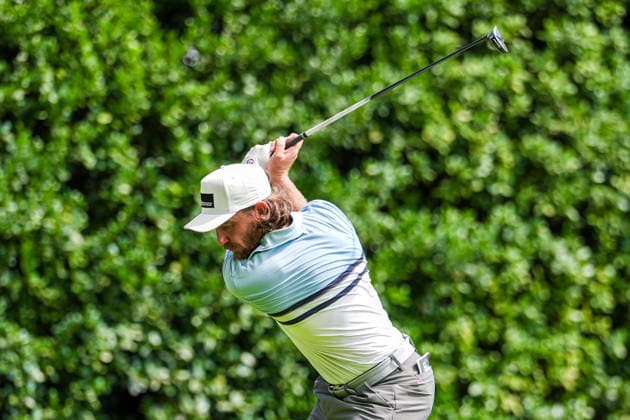 August 27, 2026, Atlanta, Georgia, USA: Tommy Fleetwood (ENG) tees off the 12th hole during the first round of the 2026 TOUR Championship at East Lake Golf Club. Atlanta USA - ZUMAw109 20260827_fap_w109_006 Copyright: xDebbyxWongx