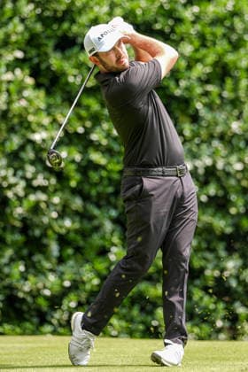 August 27, 2026, Atlanta, Georgia, USA: Patrick Cantlay (USA) tees off the 12th hole during the first round of the 2026 TOUR Championship at East Lake Golf Club. PGA, Golf Herren 2026: TOUR Championship - Round 1  - ZUMAw109 20260827_fap_w109_005 Copyright: xDebbyxWongx