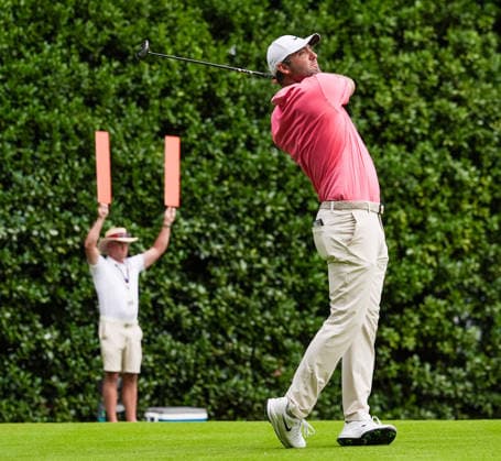 August 27, 2026, Atlanta, Georgia, USA: Scottie Scheffler (USA) tees off the 12th hole during the first round of the 2026 TOUR Championship at East Lake Golf Club. Atlanta USA - ZUMAw109 20260827_fap_w109_009 Copyright: xDebbyxWongx