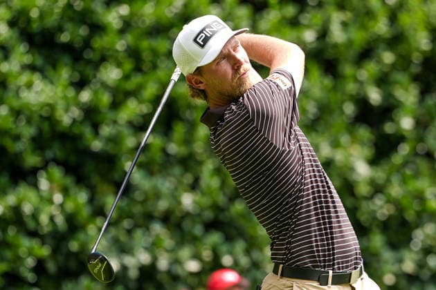 August 27, 2026, Atlanta, Georgia, USA: Kristoffer Reitan (NOR) tees off the 12th hole during the first round of the 2026 TOUR Championship at East Lake Golf Club. PGA, Golf Herren 2026: TOUR Championship - Round 1  - ZUMAw109 20260827_fap_w109_016 Copyright: xDebbyxWongx