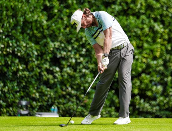 August 27, 2026, Atlanta, Georgia, USA: Tommy Fleetwood (ENG) tees off the 12th hole during the first round of the 2026 TOUR Championship at East Lake Golf Club. Atlanta USA - ZUMAw109 20260827_fap_w109_024 Copyright: xDebbyxWongx