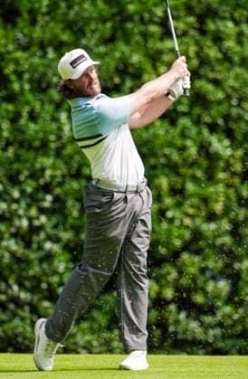 August 27, 2026, Atlanta, Georgia, USA: Tommy Fleetwood (ENG) tees off the 12th hole during the first round of the 2026 TOUR Championship at East Lake Golf Club. Atlanta USA - ZUMAw109 20260827_fap_w109_026 Copyright: xDebbyxWongx
