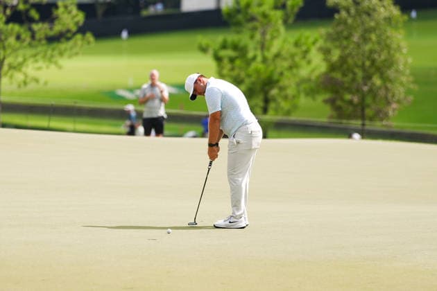 August 27, 2026, Atlanta, Georgia, USA: Chris Gotterup (USA) putts the 11th green during the first round of the 2026 TOUR Championship at East Lake Golf Club. PGA, Golf Herren 2026: TOUR Championship - Round 1  - ZUMAw109 20260827_fap_w109_032 Copyright: xDebbyxWongx