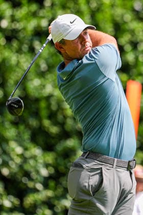 August 27, 2026, Atlanta, Georgia, USA: Rory McIlroy (NIR) tees off the 12th hole during the first round of the 2026 TOUR Championship at East Lake Golf Club. Atlanta USA - ZUMAw109 20260827_fap_w109_028 Copyright: xDebbyxWongx