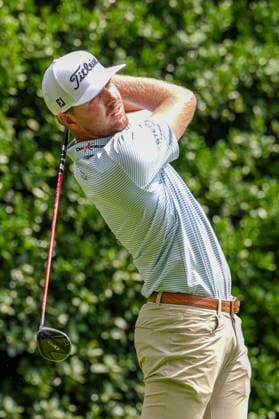 August 27, 2026, Atlanta, Georgia, USA: Ryan Gerard (USA) tees off the 12th hole during the first round of the 2026 TOUR Championship at East Lake Golf Club. PGA, Golf Herren 2026: TOUR Championship - Round 1  - ZUMAw109 20260827_fap_w109_045 Copyright: xDebbyxWongx