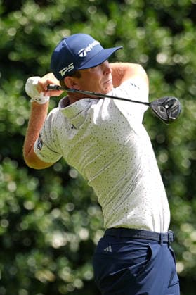 August 27, 2026, Atlanta, Georgia, USA: Jacob Bridgeman (USA) tees off the 12th hole during the first round of the 2026 TOUR Championship at East Lake Golf Club. Atlanta USA - ZUMAw109 20260827_fap_w109_035 Copyright: xDebbyxWongx