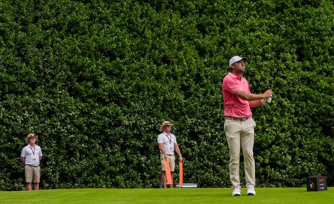 August 27, 2026, Atlanta, Georgia, USA: Scottie Scheffler (USA) tees off the 12th hole during the first round of the 2026 TOUR Championship at East Lake Golf Club. Atlanta USA - ZUMAw109 20260827_fap_w109_054 Copyright: xDebbyxWongx