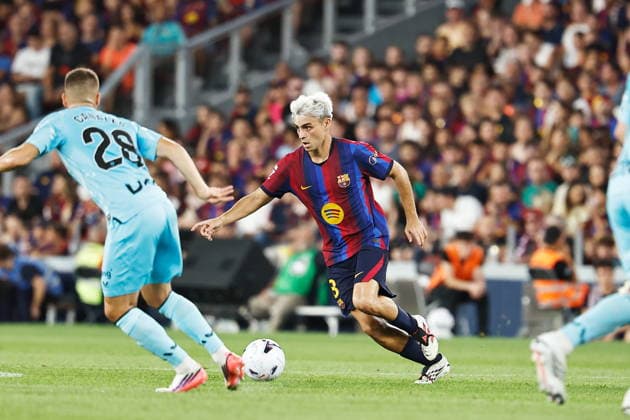 Pedri (Barcelona), AUGUST 27, 2026 - Football Soccer : Spanish LaLiga EA Sports match between FC Barcelona, Barca - Athletic Club de Bilbao at the Spotify Camp Nou in Barcelona, Spain. Noxthirdxpartyxsales  aflo_343425547 MutsuxKawamorix