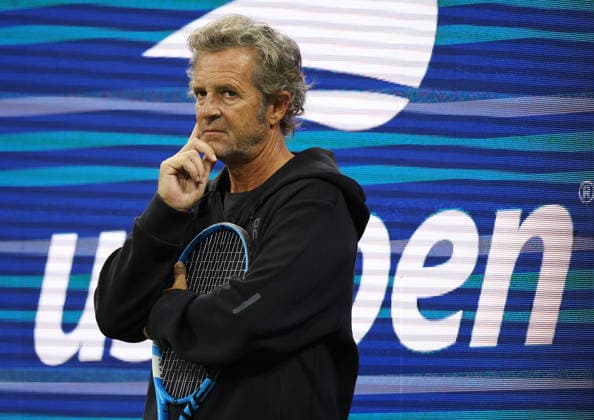 August 27, 2026, New York City, New York, USA: Coach of I. Swiatek - FRANCISCO ROIG of Spain, during practise session before US Open. New York, USA. New York City USA - ZUMAc278 20260827_zsp_c278_003 Copyright: xMarcinxCholewinskix