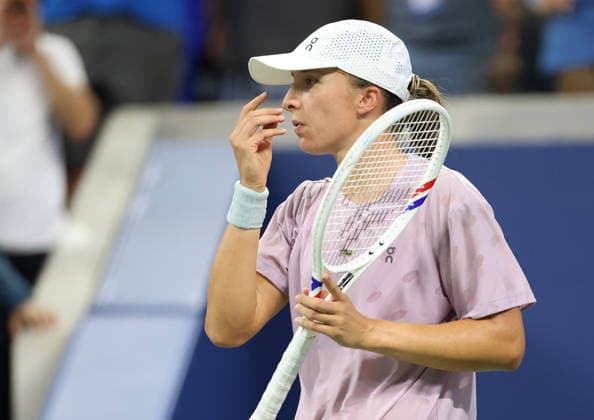 August 27, 2026, New York City, New York, USA: IGA SWIATEK of Poland during practise session before US Open. New York, USA. New York City USA - ZUMAc278 20260827_zsp_c278_021 Copyright: xMarcinxCholewinskix