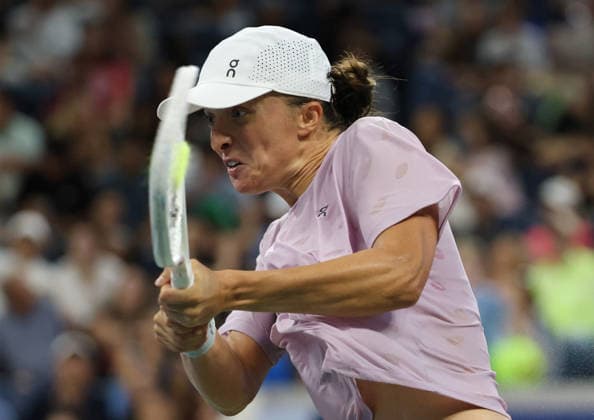 August 27, 2026, New York City, New York, USA: IGA SWIATEK of Poland during practise session before US Open. New York, USA. New York City USA - ZUMAc278 20260827_zsp_c278_023 Copyright: xMarcinxCholewinskix