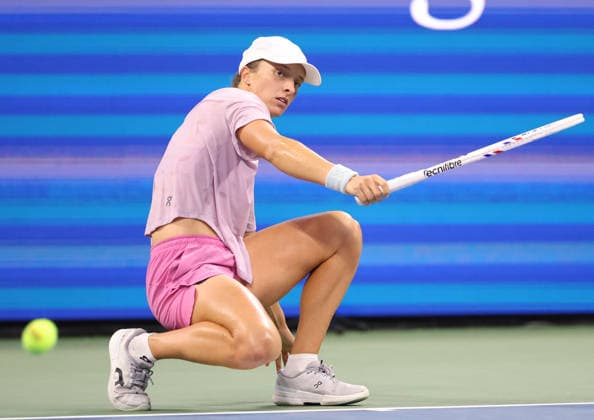 August 27, 2026, New York City, New York, USA: IGA SWIATEK of Poland during practise session before US Open. New York, USA. Tennis: US Open - Iga Swiatek  - ZUMAc278 20260827_zsp_c278_016 Copyright: xMarcinxCholewinskix