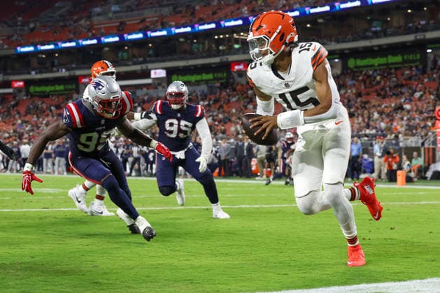 American football, NFL, pre-season, Cleveland Browns v New England Patriots