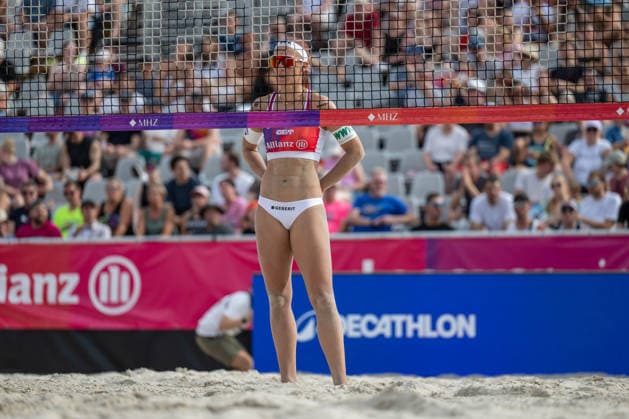 German Beach Championship (German Beach Volleyball Championship), Dortmund, Germany, August 27, 2026. DORTMUND, GERMANY, AUGUST 27. Sandra Ittlinger, Player 1, Eintracht Spontent e.V. during the German Beach Championship (German Beach Volleyball Championship) in Dortmund on August 27, 2026, in Dortmund, Germany Copyright: xBEAUTIFULxSPORTS PeterxWeberx